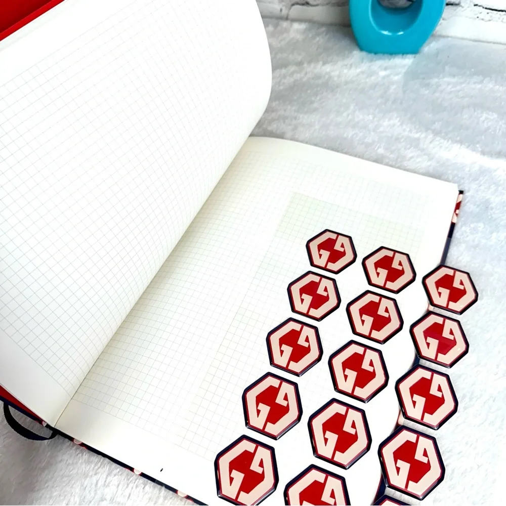 Gucci Notebook WITH Stickers SET NEW!! - Picture 3 of 6